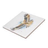 Red Tail Hawk Art Tegeltje (Zijkant)