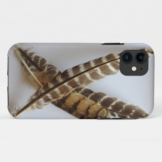 Red Tail Hawk Feather iphone5 Telefoon Case (Achterkant (horizontaal))