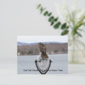 Red Tail Hawk in het staatspark van Codorus Briefkaart (Staand voorkant)