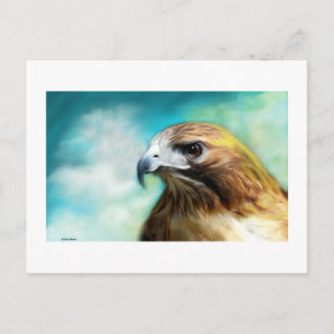 Red Tail Hawk-kaart Briefkaart