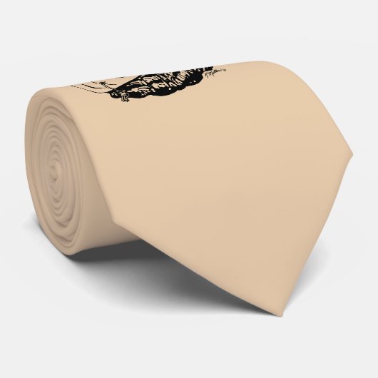 Red-tail Hawk op handschoen Stropdas (Opgerold)