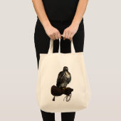 Red-tail Hawk op handschoen Tote Bag (Voorkant (product))