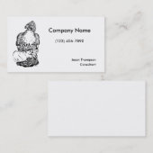 Red-tail Hawk op handschoen Visitekaartje (Voorkant / Achterkant)