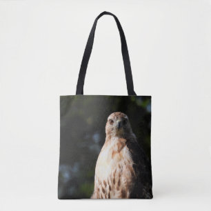 Red Tail Hawk Stare Tote Bag