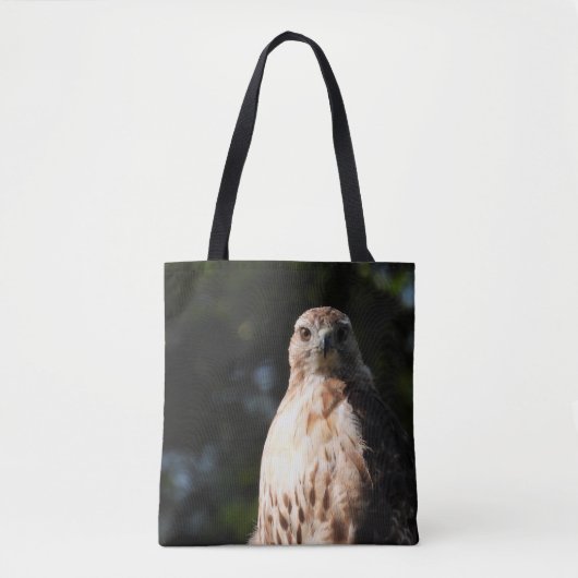 Red Tail Hawk Stare Tote Bag (Voorkant)