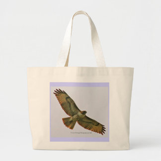 Red Tail Hawk-tas Grote Tote Bag