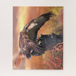 RED TAIL HAWK TOUCHDOWN LEGPUZZEL