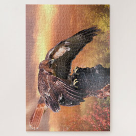 RED TAIL HAWK TOUCHDOWN LEGPUZZEL