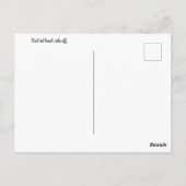 Red Tail Hawk, vogel van proy Briefkaart (Achterkant)