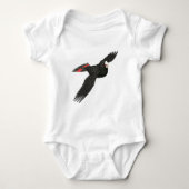 Red Tailed Black Cockato Romper (Voorkant)