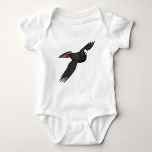 Red Tailed Black Cockato Romper