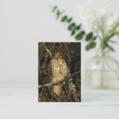 Red Tailed Hawk ATC Visitekaartje (Staand voorkant)