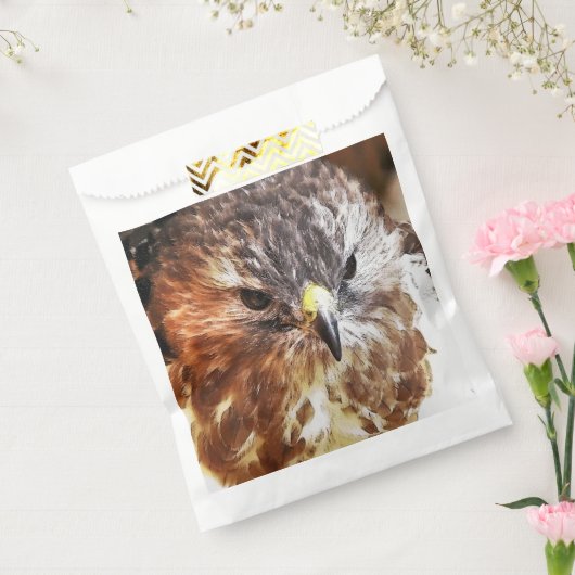 RED TAILED HAWK BEDANKZAKJE (Gezegeld)