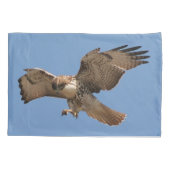 Red Tailed Hawk Bird Animal Wildlife Pillowcase Kussensloop (Achterkant)