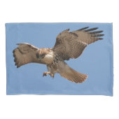 Red Tailed Hawk Bird Animal Wildlife Pillowcase Kussensloop (Voorkant)