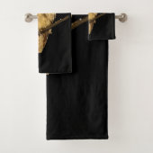 Red Tailed Hawk Bird Bath Towel Set Bad Handdoek (Insitu)