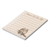 Red Tailed Hawk Bird Lovevogels die een lijst will Notitieblok (Linkerzijde)