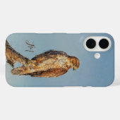 Red-Tailed Hawk Bird Painting Aangepaste naam Case-Mate iPhone Case (Achterkant (horizontaal))