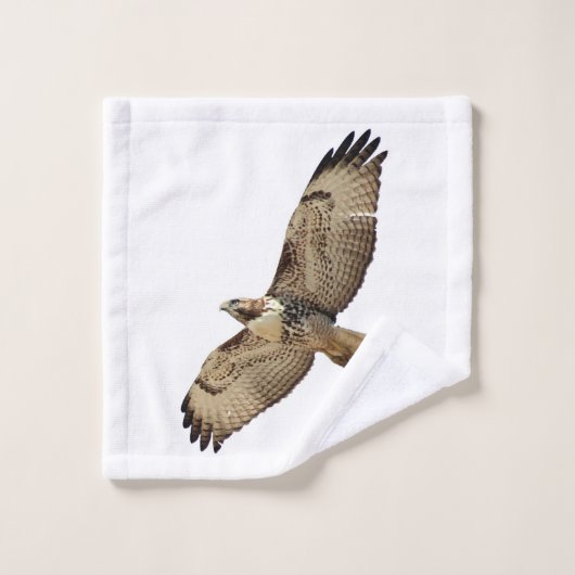 Red Tailed Hawk Bird Wildlife Bath Towel Set Bad Handdoek (Wasdoekje)