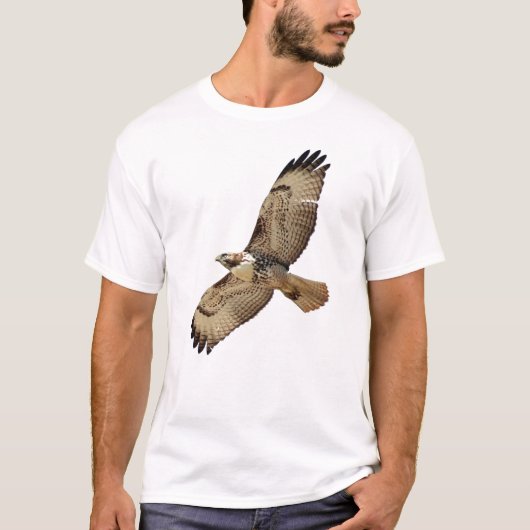 Red Tailed Hawk Bird Wildlife T-Shirt (Voorkant)