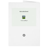 Red Tailed Hawk Blank Kaart (Achterkant)