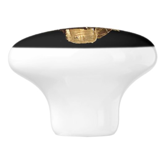 Red Tailed Hawk Ceramic Knob Keramische Knop (Zijkant)