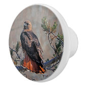 Red-tailed Hawk Custom Keramische knop (Rechts)