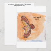 Red-tailed hawk Greeting Card Kaart (Voorkant / Achterkant)