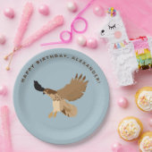 Red-Tailed Hawk in Flight Birthday Party Papieren Bordje (Feest)