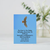 Red-Tailed Hawk in vlucht Kaart (Staand voorkant)