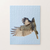 Red Tailed Hawk in vlucht Legpuzzel (Verticaal)