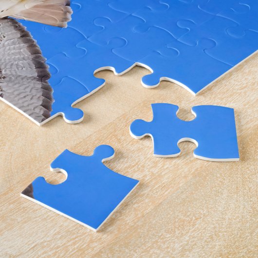 Red Tailed Hawk in vlucht Legpuzzel (Zijkant)