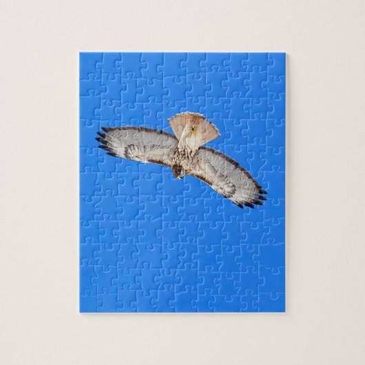 Red Tailed Hawk in vlucht Legpuzzel (Verticaal)