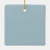 Red-Tailed Hawk in vlucht op maat Keramisch Ornament (Achterkant)