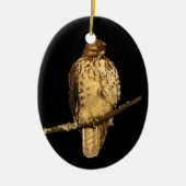 Red Tailed Hawk Keramisch Ornament (Voorkant)