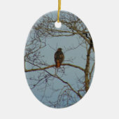 Red Tailed Hawk Keramisch Ornament (Voorkant)