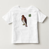 Red-Tailed Hawk Kinder Shirts (Voorkant)