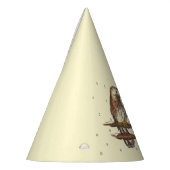 Red Tailed Hawk Love Bird Snow Kerstfeestdag Feesthoedjes (Links)