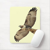 Red Tailed Hawk Mousepad Muismat (Met muis)
