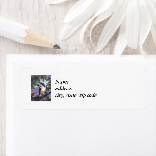Red Tailed Hawk Return Address Labels (Insitu)