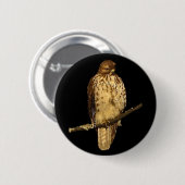 Red Tailed Hawk Ronde Button 5,7 Cm (Voorkant /achterkant)