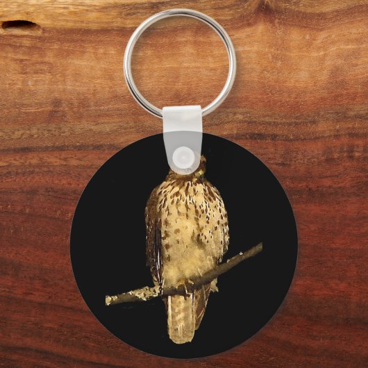 Red Tailed Hawk Sleutelhanger (Voorkant)