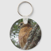 Red Tailed Hawk Sleutelhanger (Voorkant)