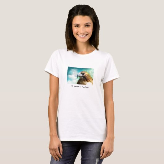 Red Tailed Hawk T-Shirt (Voorkant volledig)