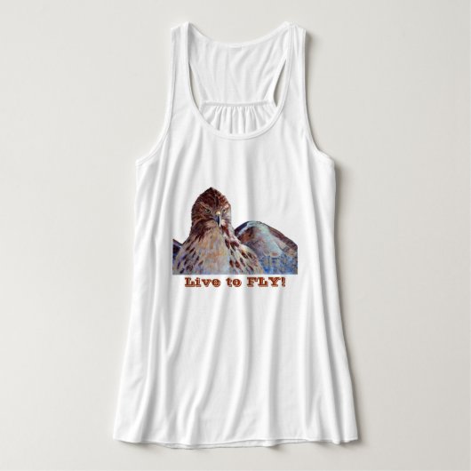 Red Tailed Hawk Tanktop (Design voorkant)