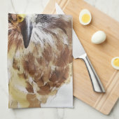 RED TAILED HAWK THEEDOEK (Quarter Fold)