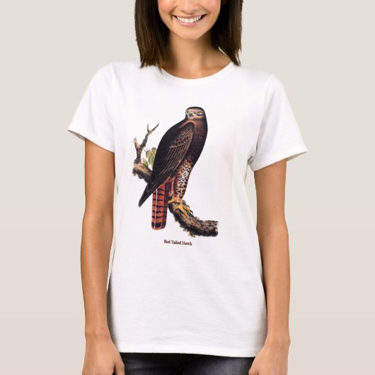 Red Tailed Hawk (titel) T-shirt (Voorkant)