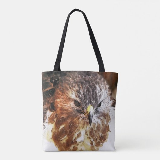 RED TAILED HAWK TOTE BAG (Achterkant)