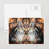 Red Tailed Hawk verdubbelde Briefkaart (Voorkant / Achterkant)