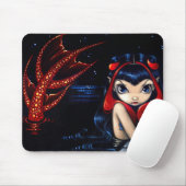"Red Tailed Mermaid" Mousepad Muismat (Met muis)